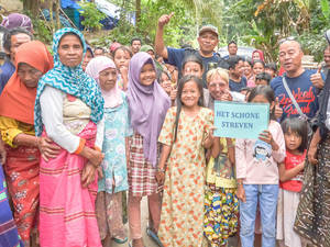 Steun aan Lombok